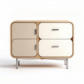 Meuble de rangement en bois avec portes et tiroirs dimensions 80 x 40 x 60cm